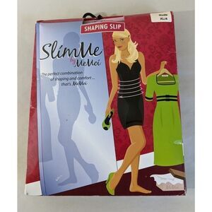 SlimMe by MeMoi V-Neck Full Coverage Seamless Body Shaping Slip Nude XL